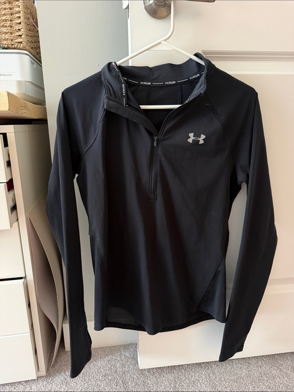 Under Armour Black Women's Long-Sleeve Quarter Zip Pullover
